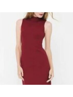 White House Black Market high neck mob wife sleeveless dress. Size 10 .EUC